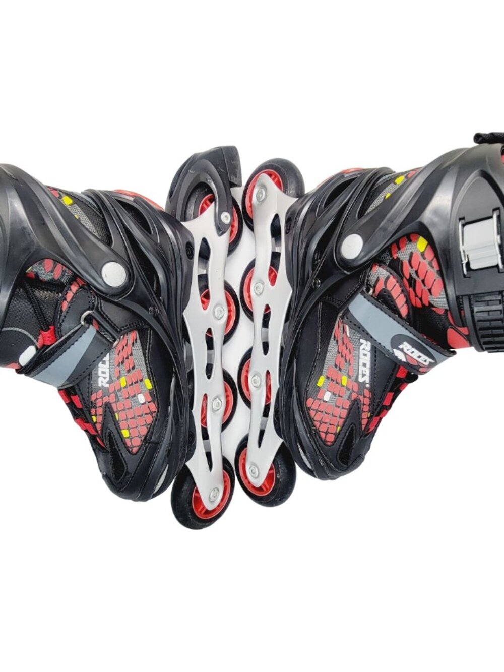 Roces Kid's 4-7 LAB Fitness Inline Skates Blades Black Red MP 230-255 adjustable - Picture 6 of 12